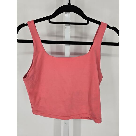 ReoRia Tops - Reoria Womens Sz M Cropped Tank Top Light Pink